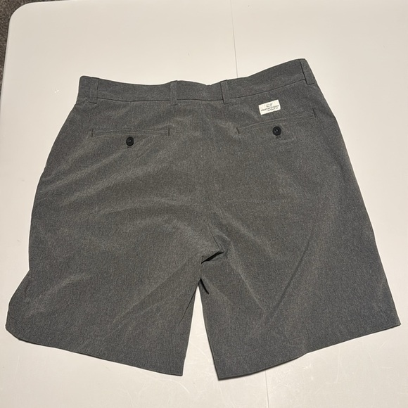 Vineyard Vines Charcoal Flat Front Shorts - Picture 6 of 6